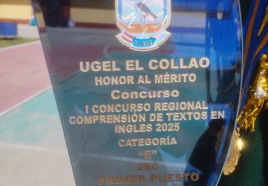 Reconocimiento al Mérito: Primer Puesto en Concurso Regional de Inglés 2025